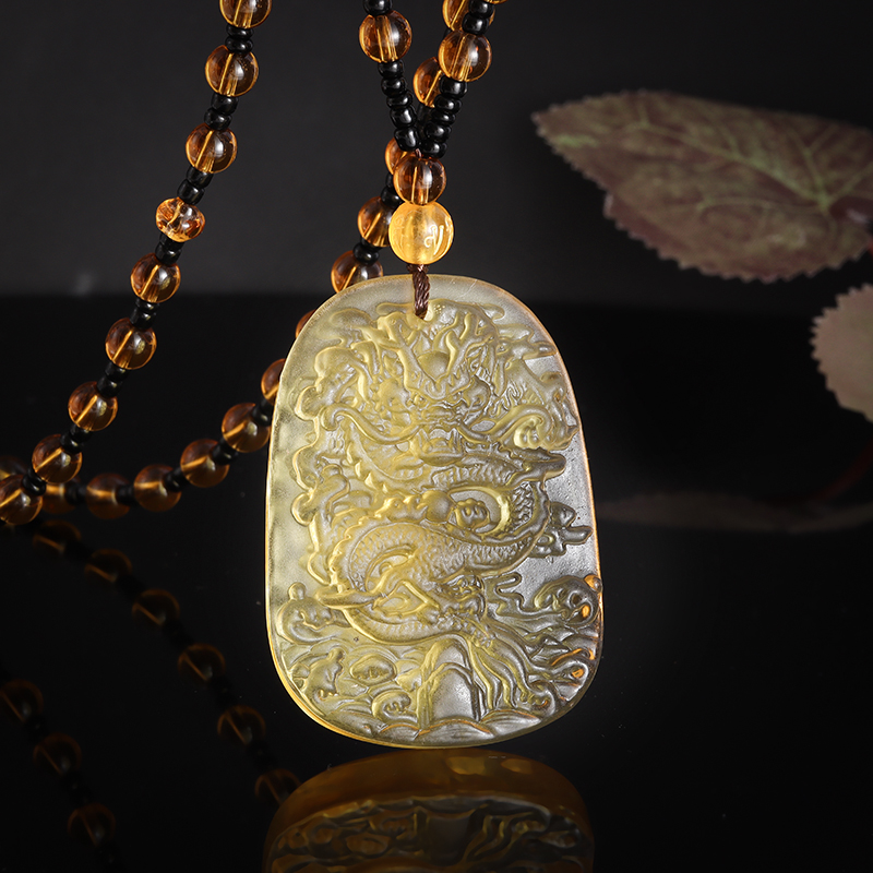 Ethnic Fashion Brands - Chinese Ethnic Dragon Brand Necklace Beaded