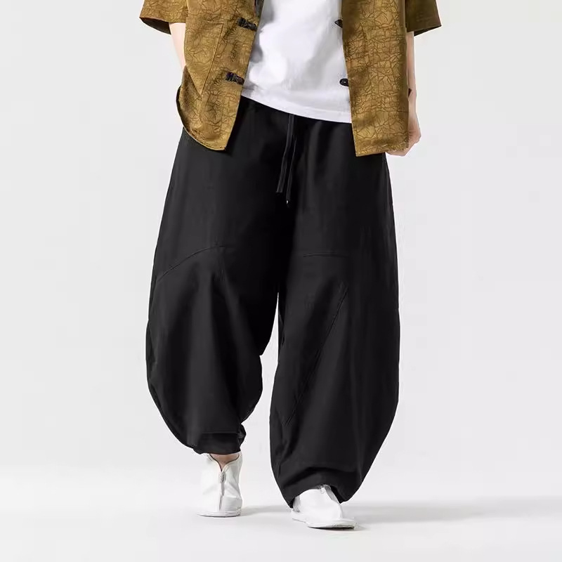 Men's Spring Loose Harem Pants - Ethnic Fashion Men 评论和价格