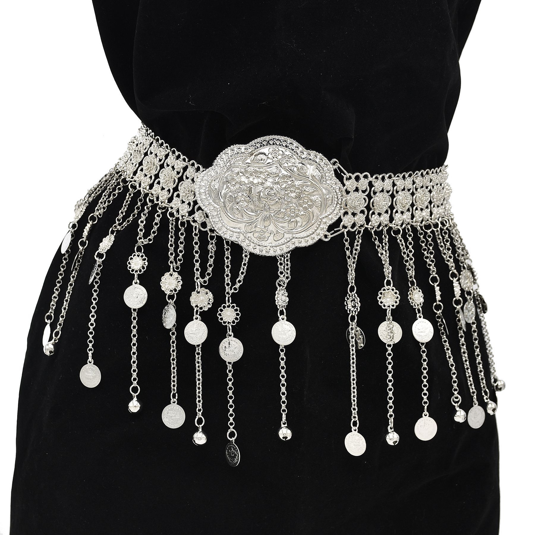 Silver Plated Moroccan Caftan  - Ethnic Indian Fashion 评论和价格