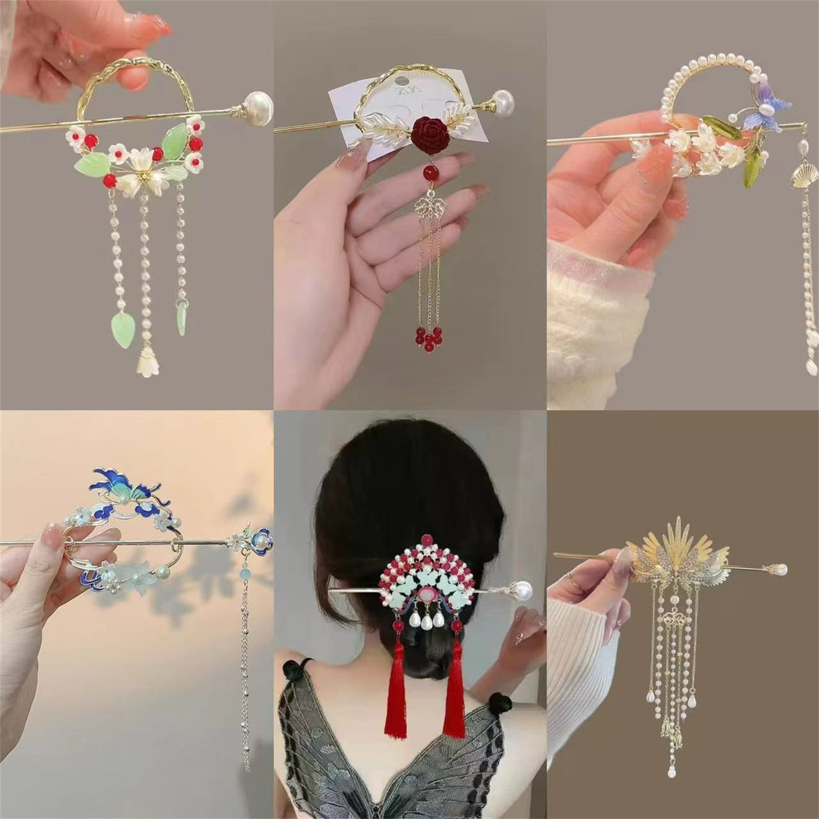 Ethnic Style Hairpin For Women - Go Ethnic Fashion 评论和价格