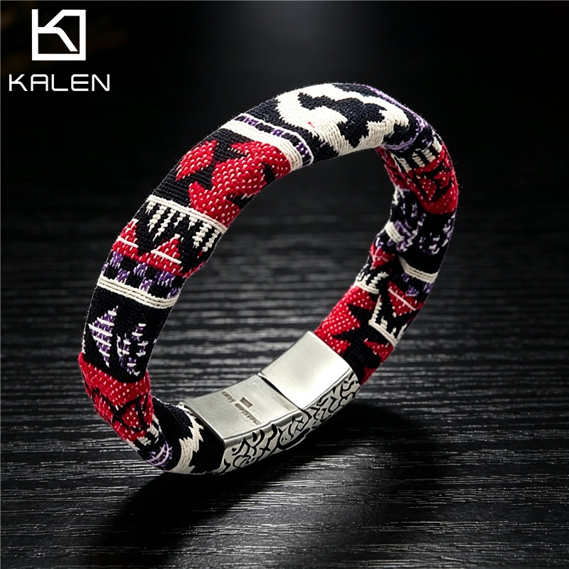 KALEN Bohemian Men's Stainless - Ethnic Fashion Bd 评论和价格
