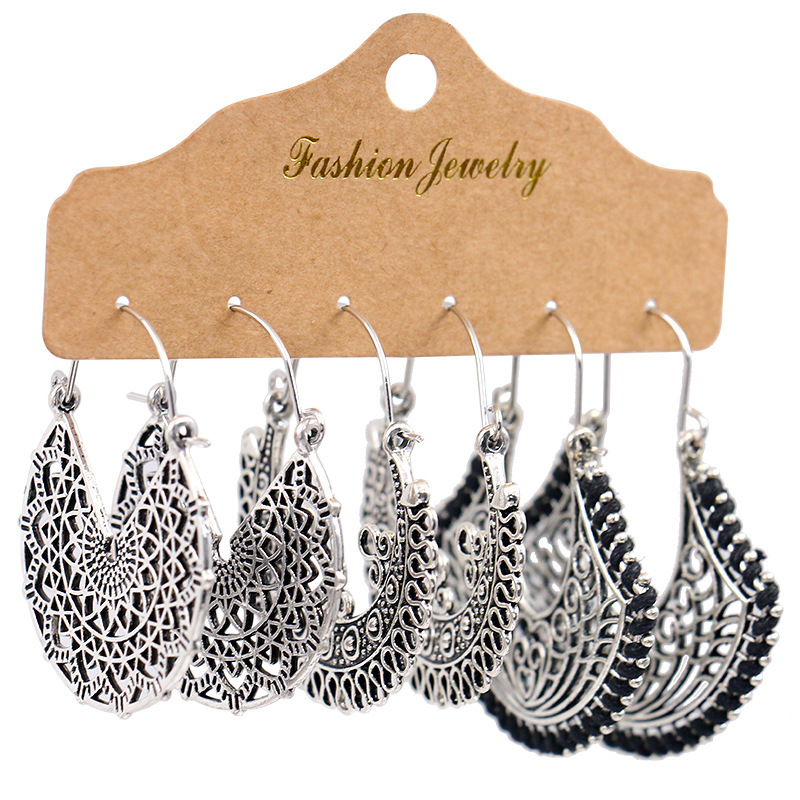 Antique Sliver-Plated Hollow A - Ethnic Indian Fashion 评论和价格