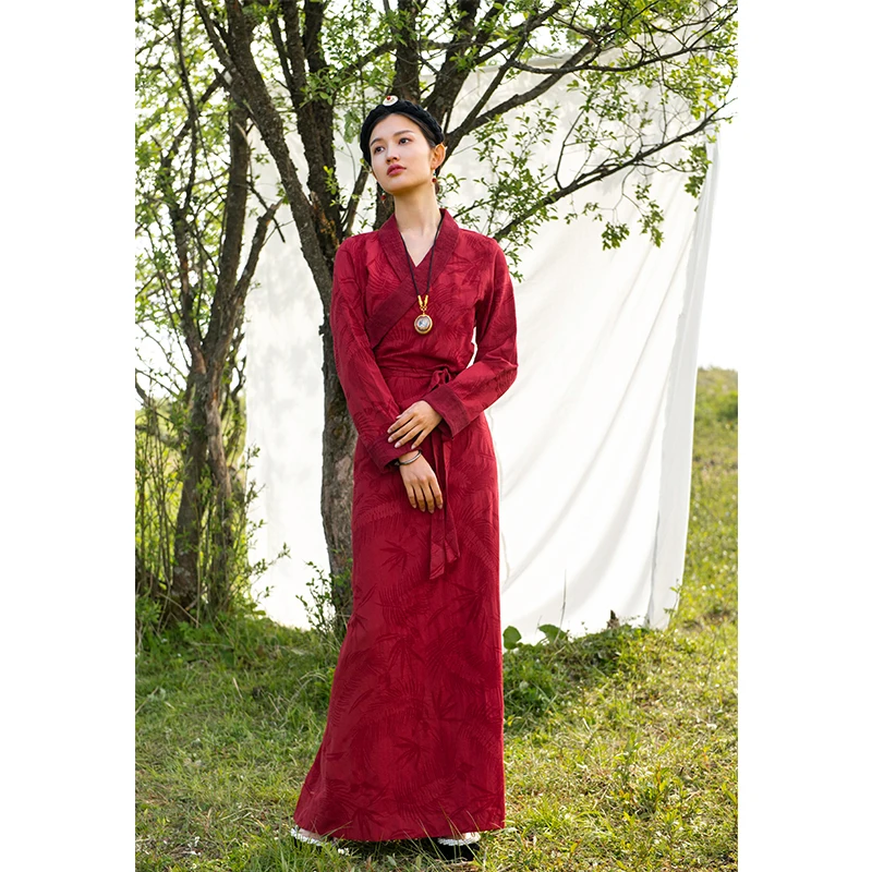 Tibetan Dress Daily Wear Dress - Ethnic Fashion Wear 评论和价格