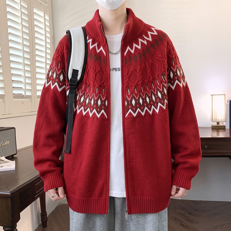 Trendy Men's Cardigan New Autu - Urban Ethnic Fashion 评论和价格
