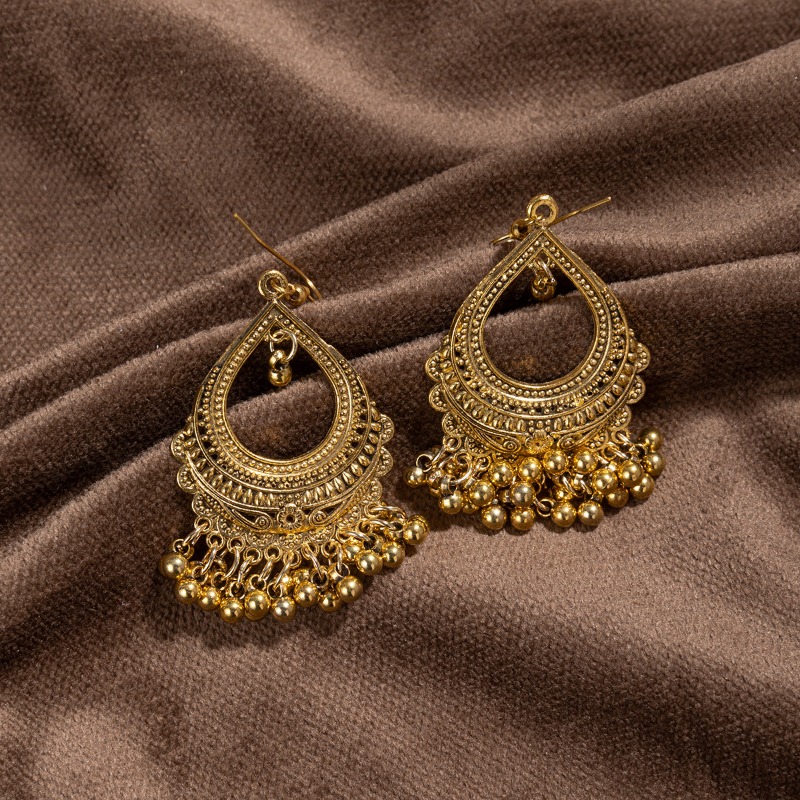 New Water Drop Shaped Earrings - Ethnic Indian Fashion 评论和价格