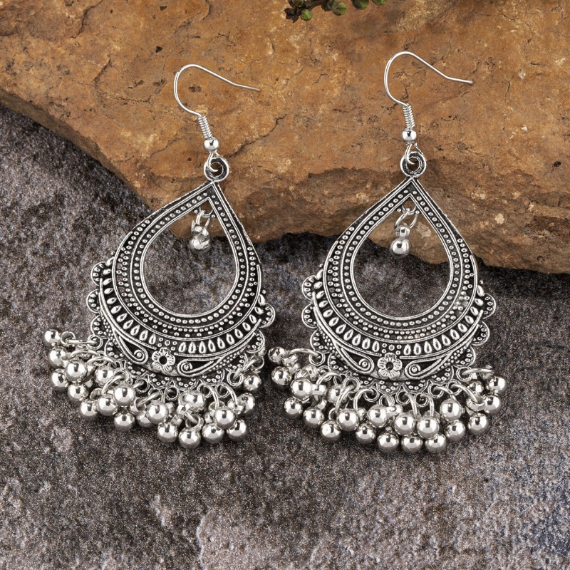 New Water Drop Shaped Earrings - Ethnic Indian Fashion 评论和价格