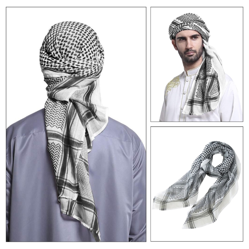 Men Ethnic Headwrap Shemagh Sc - Ethnic Fashion Men 评论和价格