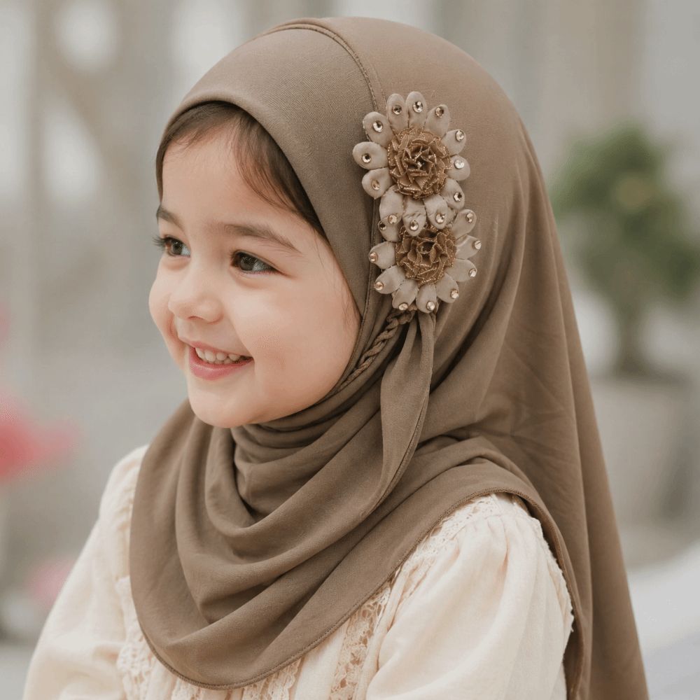 Fashion Solid Flowers Children - Ethnic Fashion Girls 评论和价格