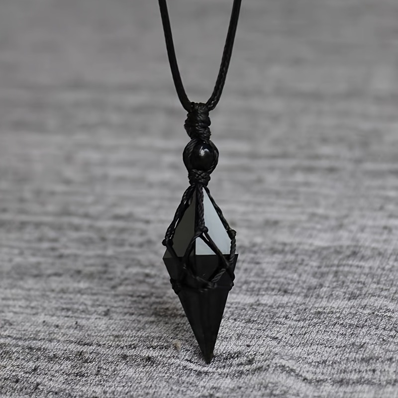 Black Obsidian Arrowhead Cryst - Fashion Show Ethnic Wear 评论和价格