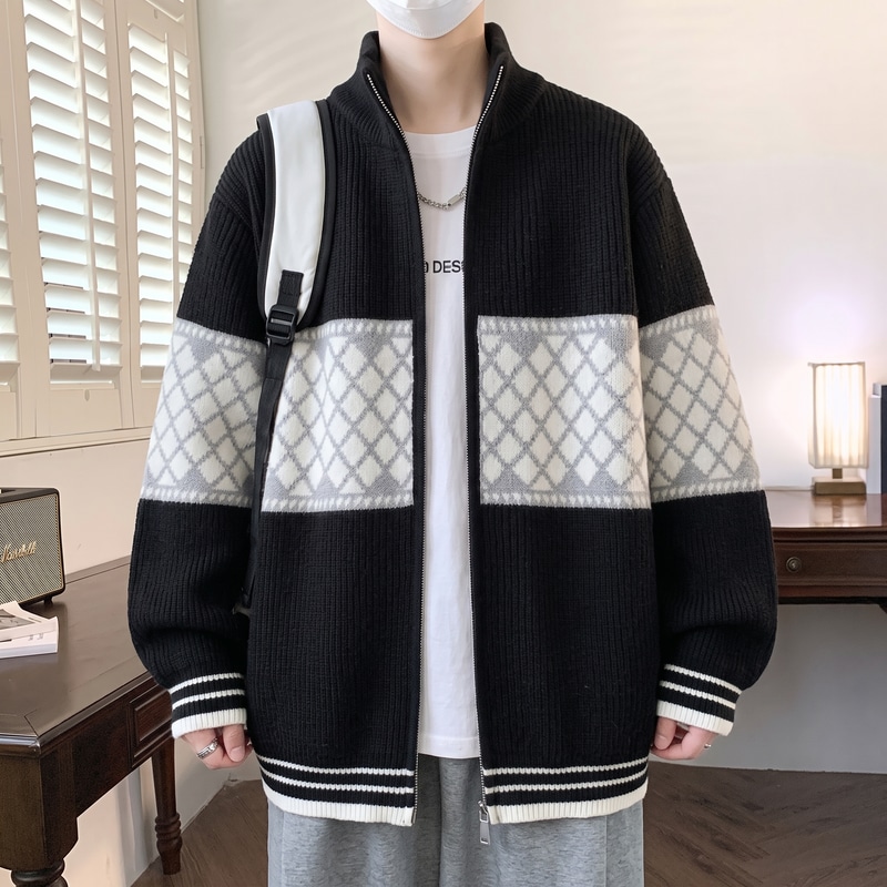 Trendy Men's Cardigan New Autu - Urban Ethnic Fashion 评论和价格