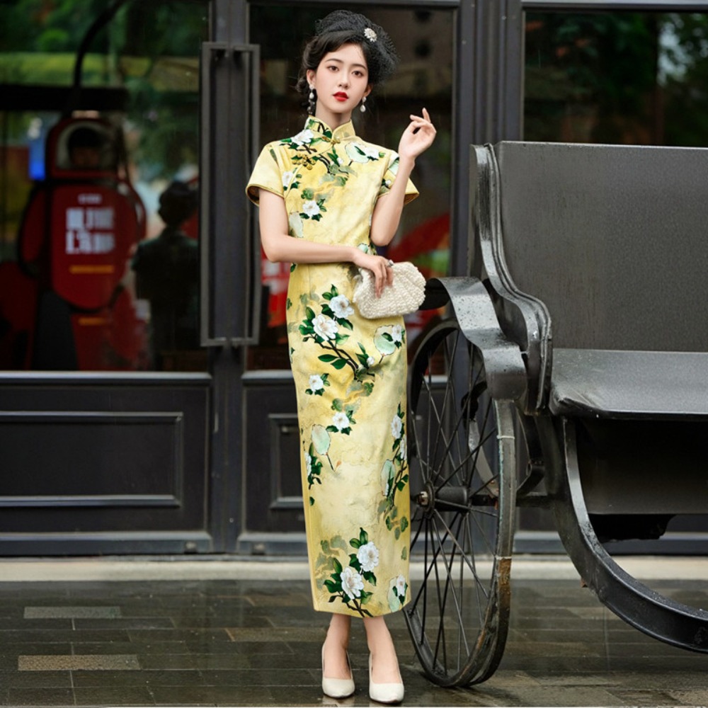 Qipao Dress for Women Clothing - Ethnic Fashion Wear 评论和价格