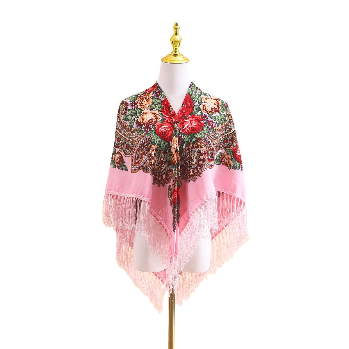 110cm  Russian Ethnic Shawl fo - Go Ethnic Fashion 评论和价格