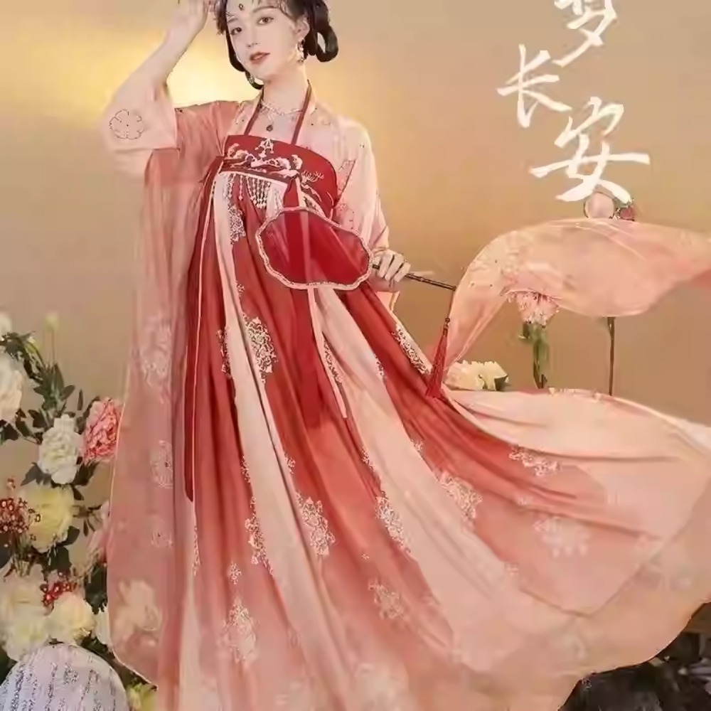 Hanfu Chinese Traditional Dres - Ethnic Fashion Wear 评论和价格